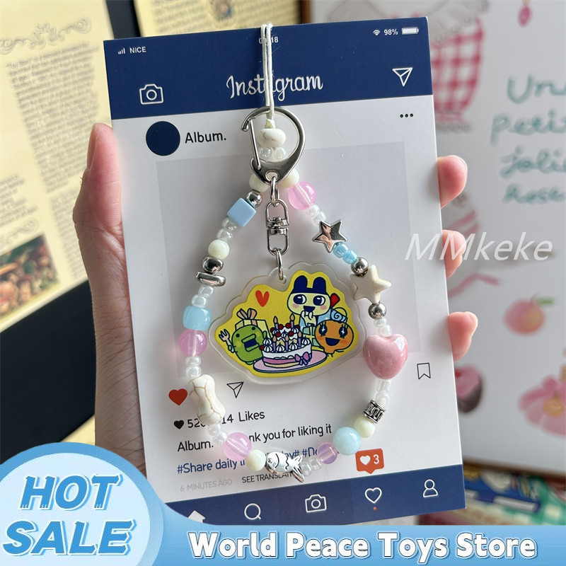 Women Bags Accessories - Kawaii Japanese Tamagotchi Keychain Pendant Bag