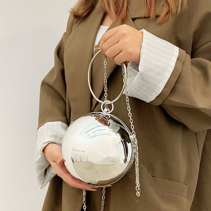 Women Bags On Sale - Luxury Women Round Ball Evening Bag