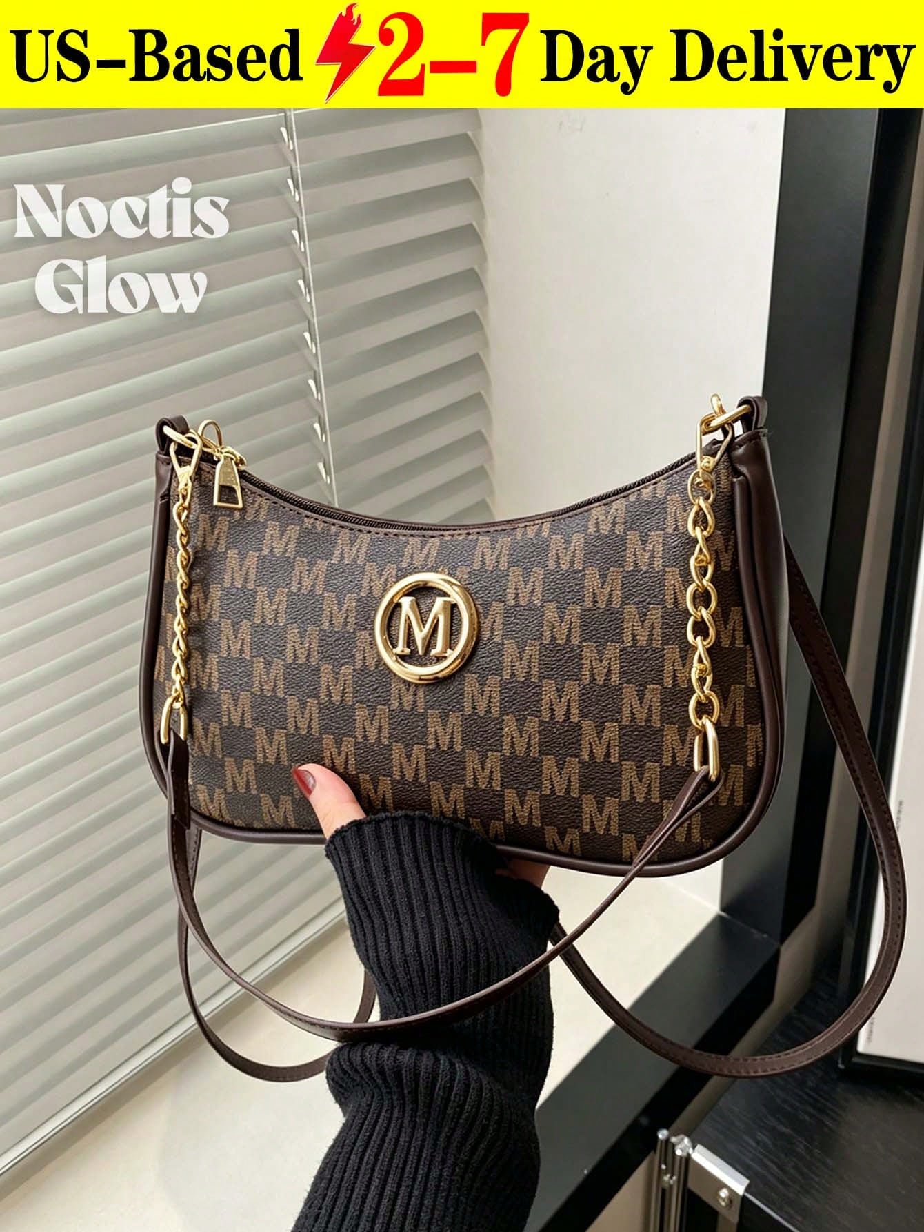 Women'S Work Bags Designer - Fashion Classic PU Waterproof M Letter