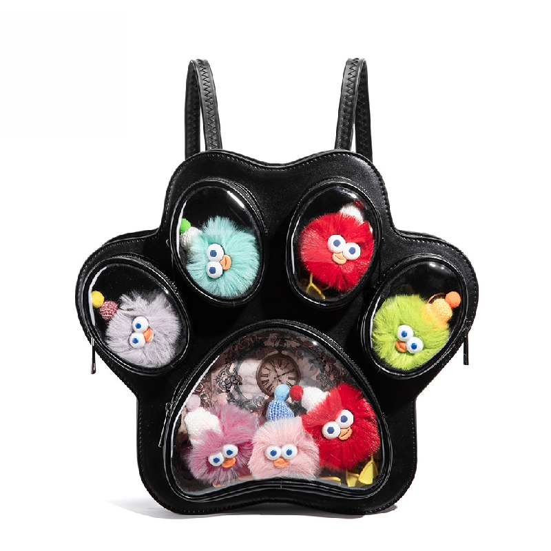 Women Bags Dkny - Cute Cat Paw Shape Ita Bag,