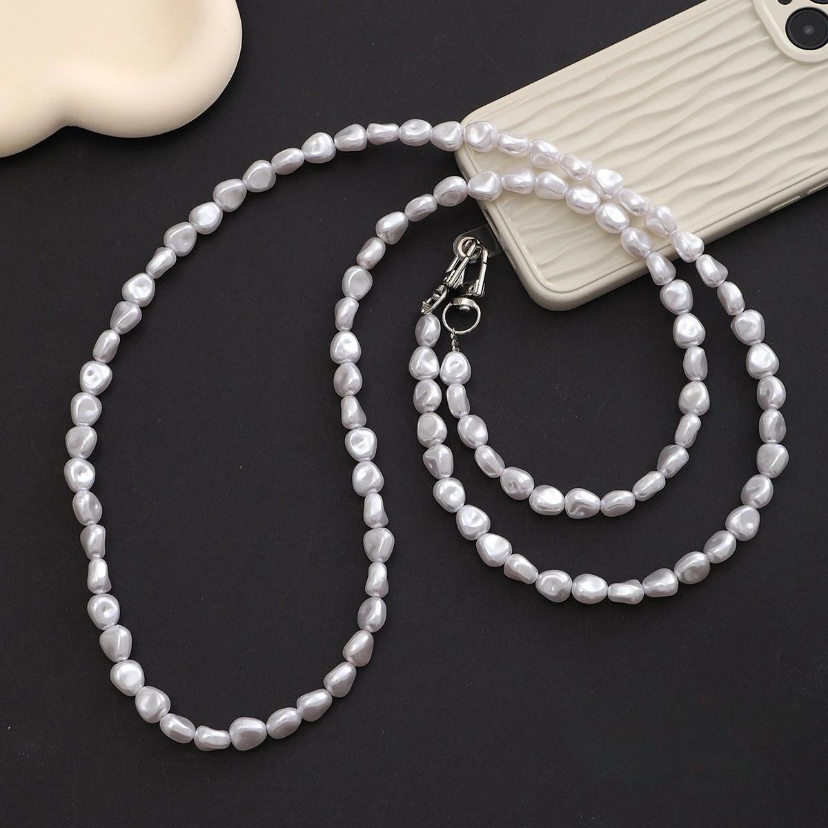 Women'S Bags Everyday - Mobile Phone Lanyard Luxury Pearl Bead