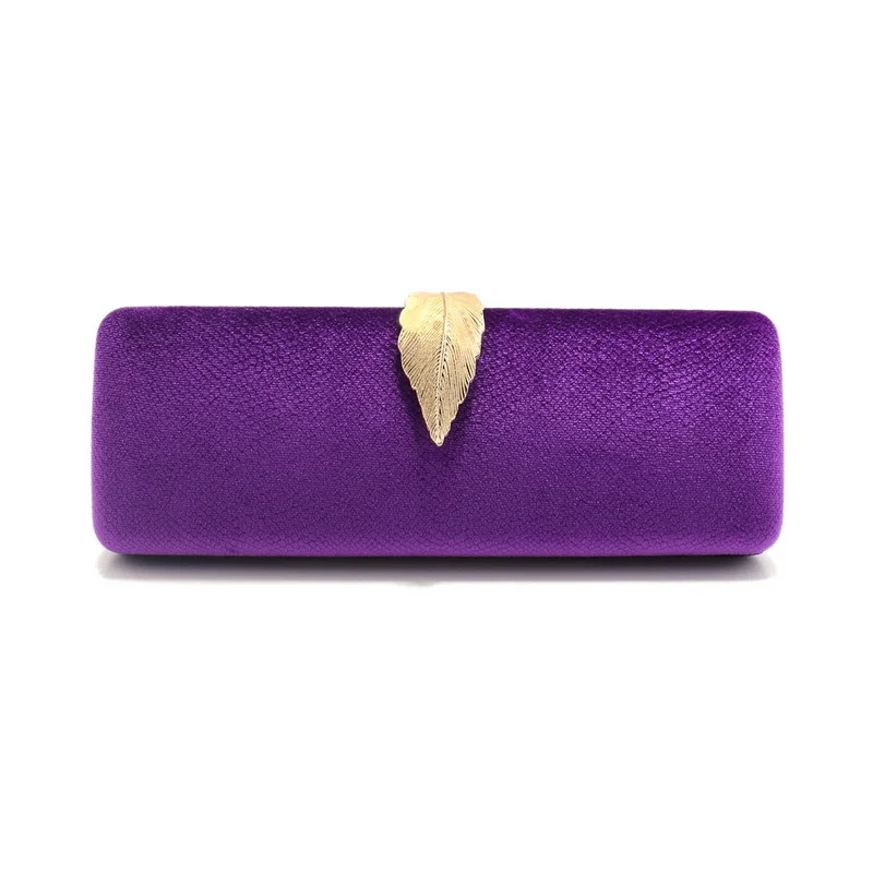 Women Bags On Sale - Elegant Ladies' Purple Evenin Clutch Luxury