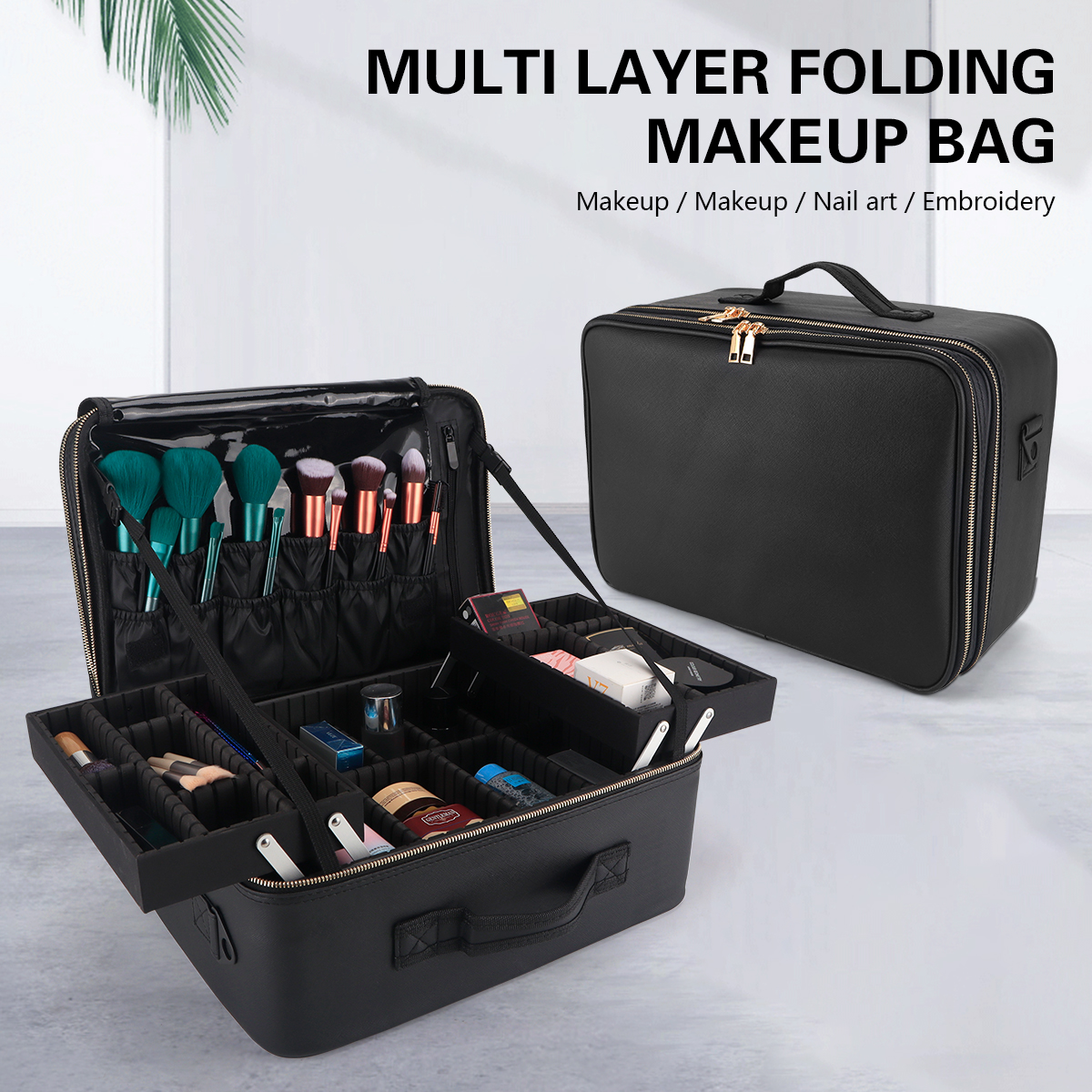 Women Bags Rack - Women Travel Cosmetic Case Organizer Box