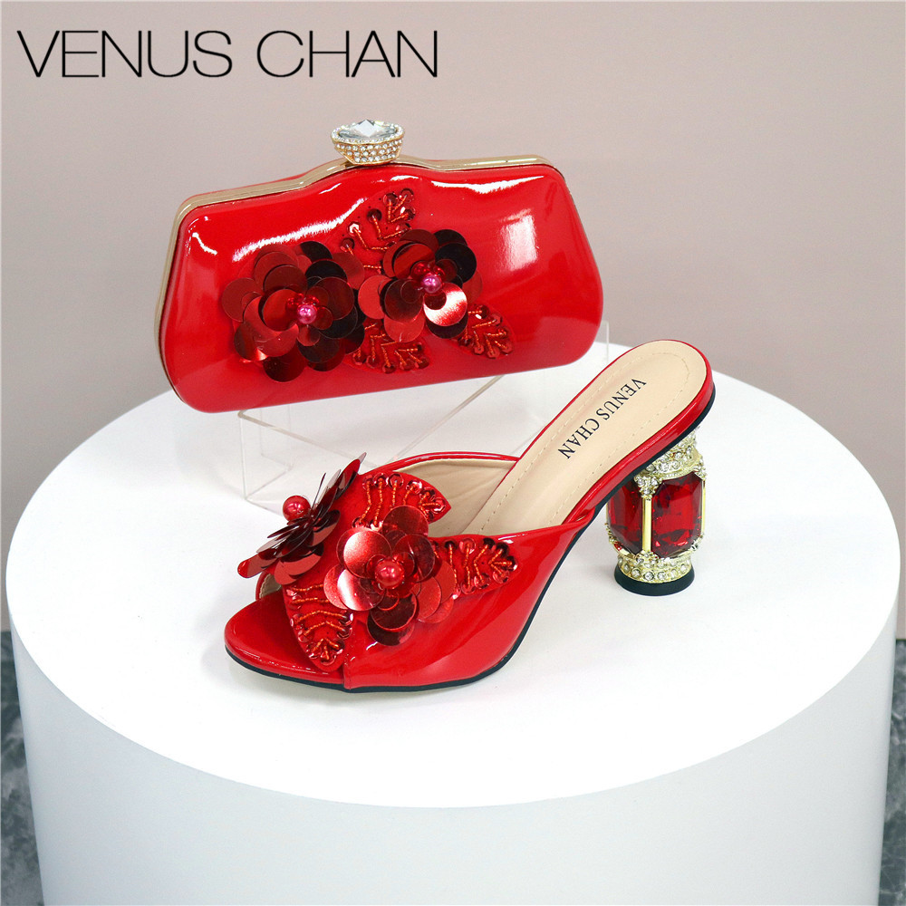 Women Bags Accessories - The Red Color Classy Bowknot Pointed