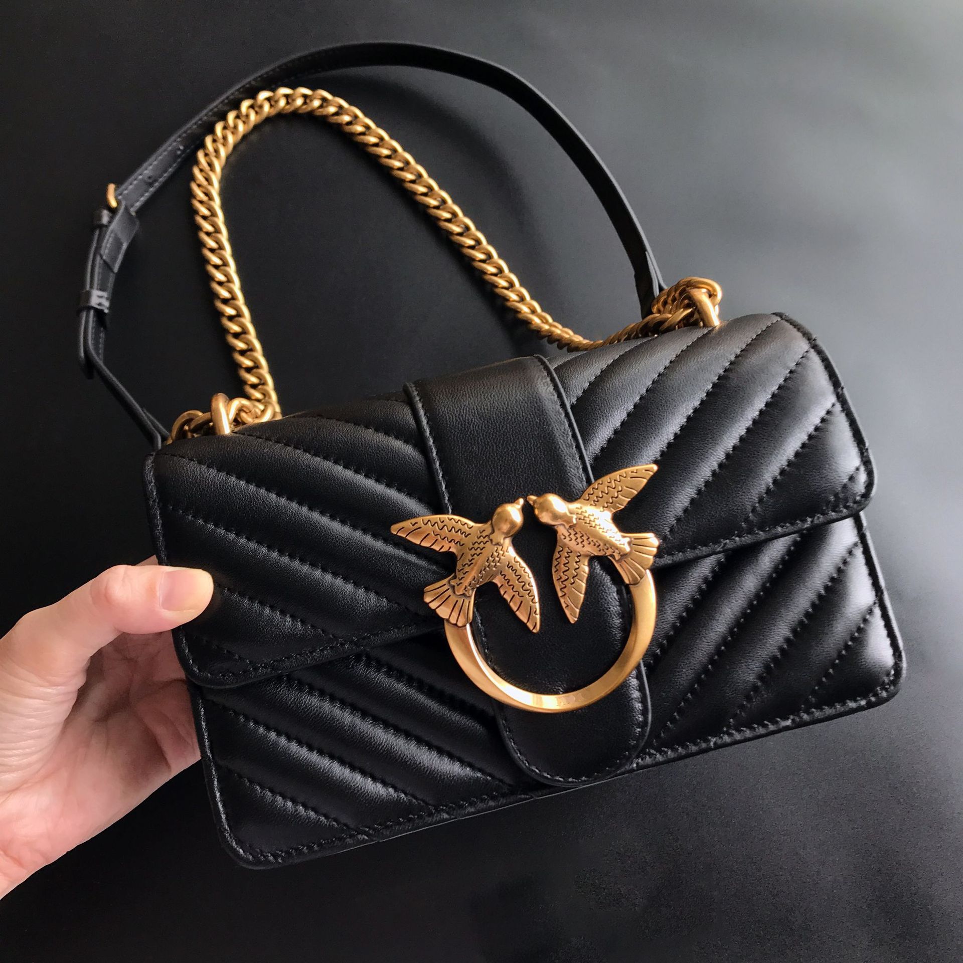 Women Bags Louis Vuitton - New Arrival Women's Genuine Sheepskin V-Pattern
