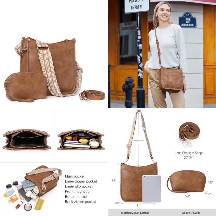 Women Bags Purses - CLUCI Purses for Women, Vegen Leather