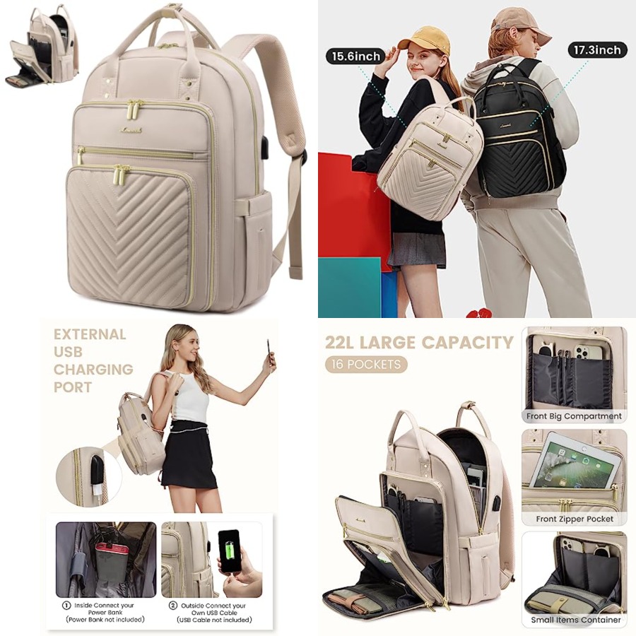 Women Bags For Work - Laptop Backpack Women Teacher Backpack, Laptop