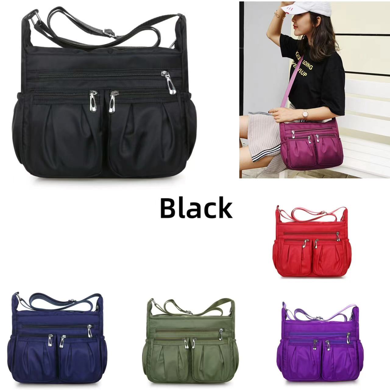 Women Bags Rack - Large Capacity Waterproof Nylon Shoulder Bag