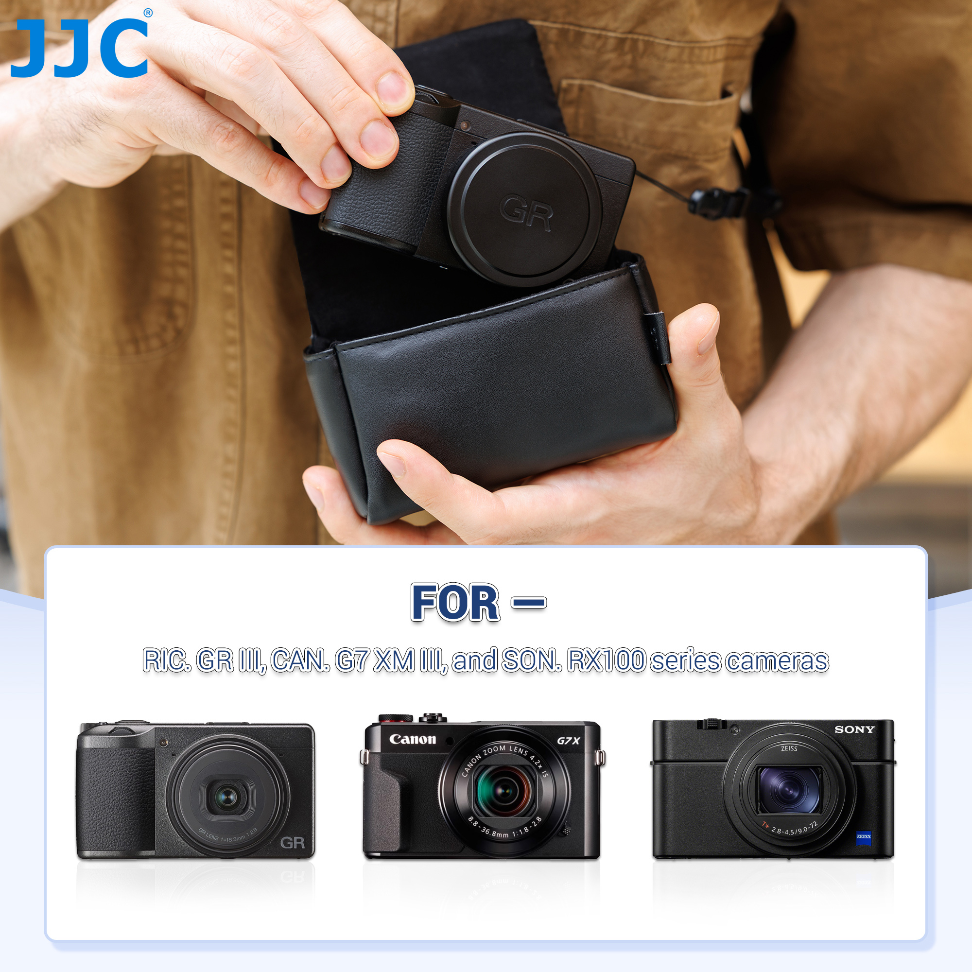 JJC Small Camera Bag For Ricoh - Women Bags Louis Vuitton บทวิจารณ์และราคา