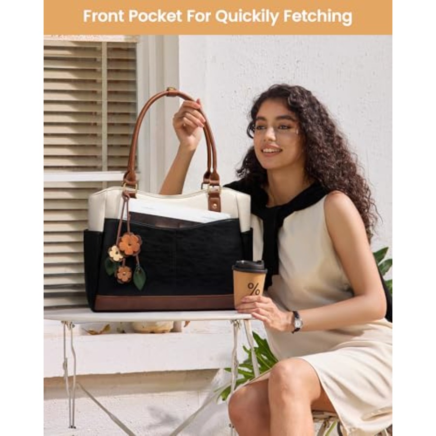 LOVEVOOK Laptop Bag for Women, - Women Bags For Office บทวิจารณ์และราคา