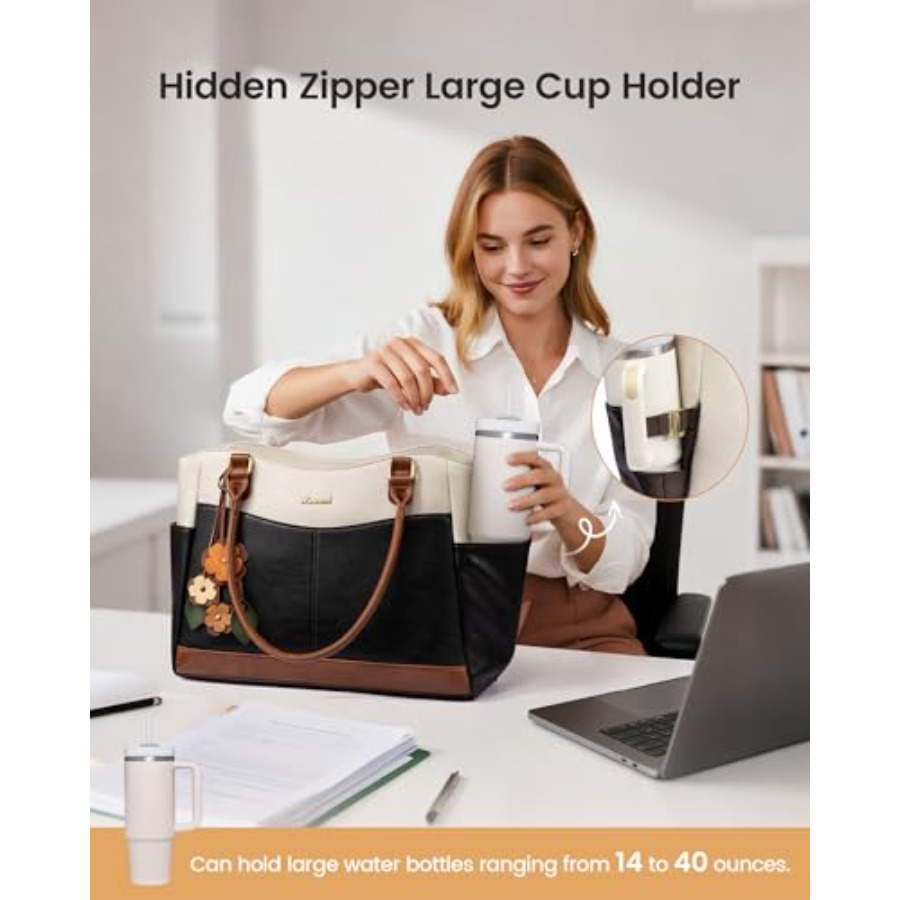 LOVEVOOK Laptop Bag for Women, - Women Bags For Office บทวิจารณ์และราคา