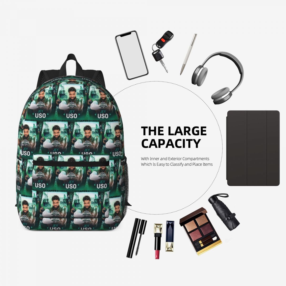 Winner WWE Jey Uso Backpack Da - Women Bags Winners บทวิจารณ์และราคา