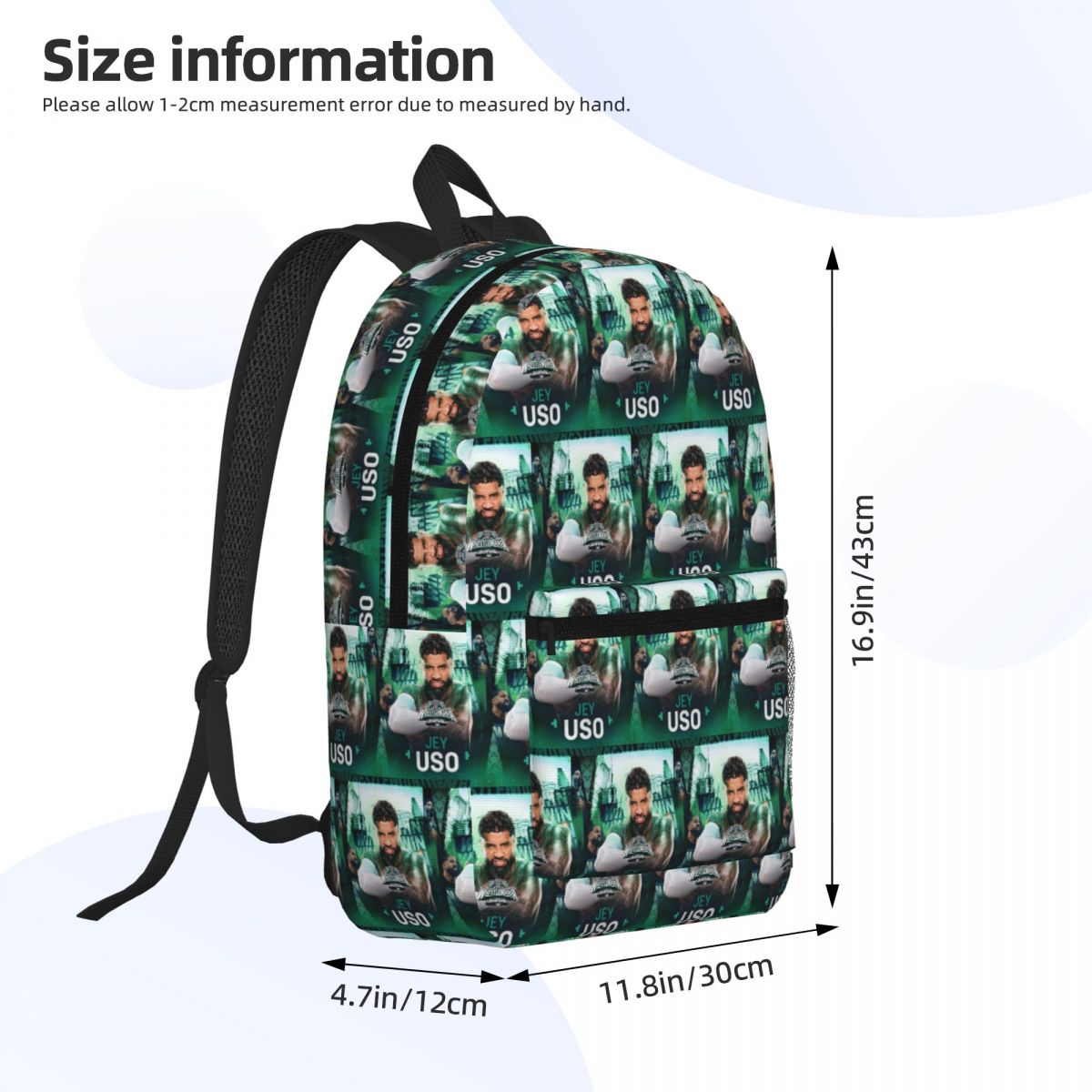 Winner WWE Jey Uso Backpack Da - Women Bags Winners บทวิจารณ์และราคา