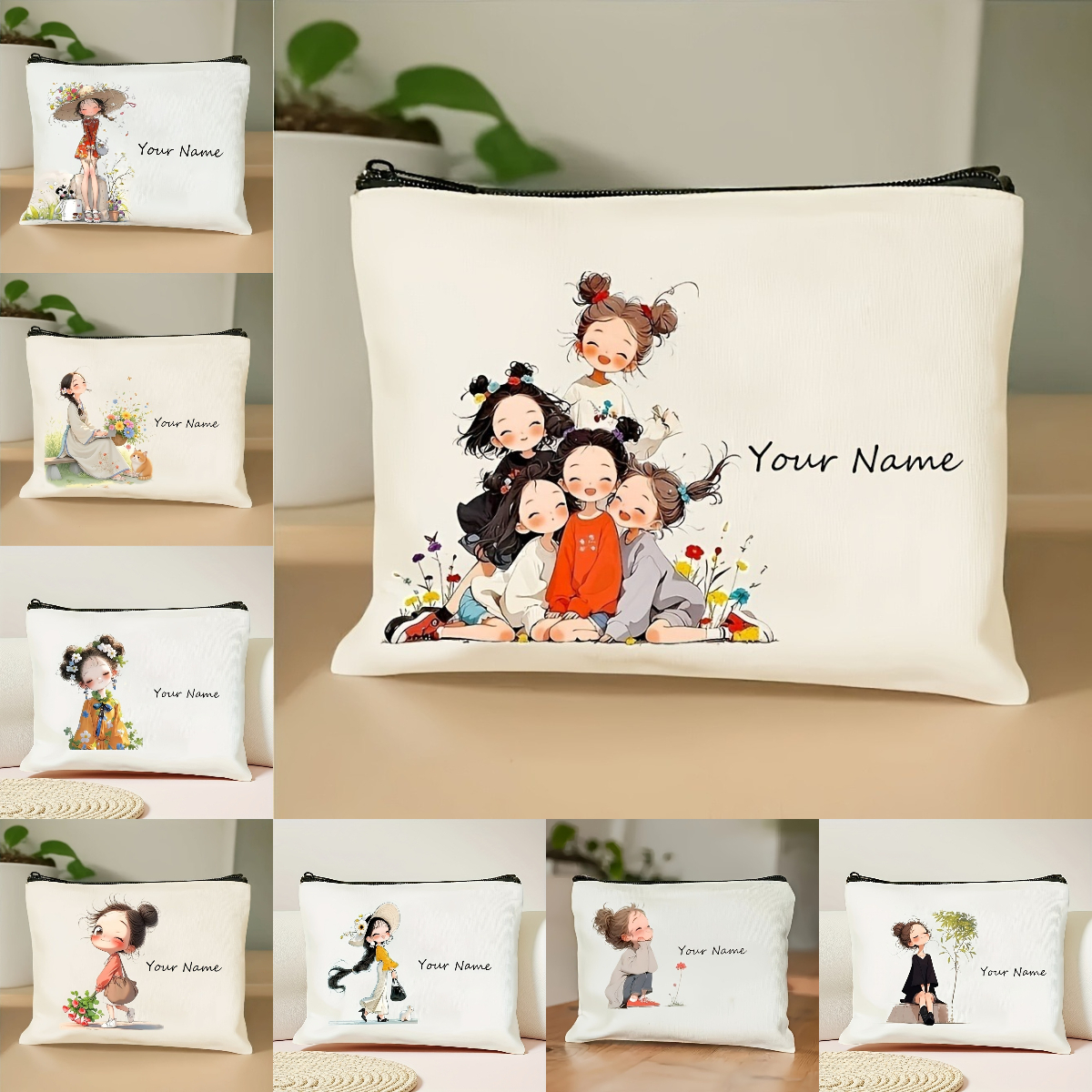 Korean-Style Anime Girl Makeup - Women Bags Casual บทวิจารณ์และราคา
