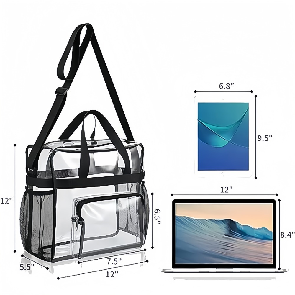 Clear Tote Bag Heavy Duty Plas - Women Bags For Office บทวิจารณ์และราคา