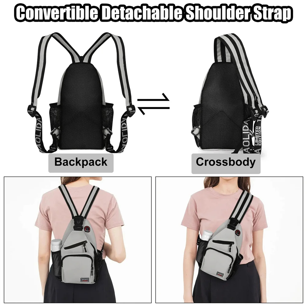 Multi-pocket Casual Chest Bag  - Women'S Bags Everyday บทวิจารณ์และราคา