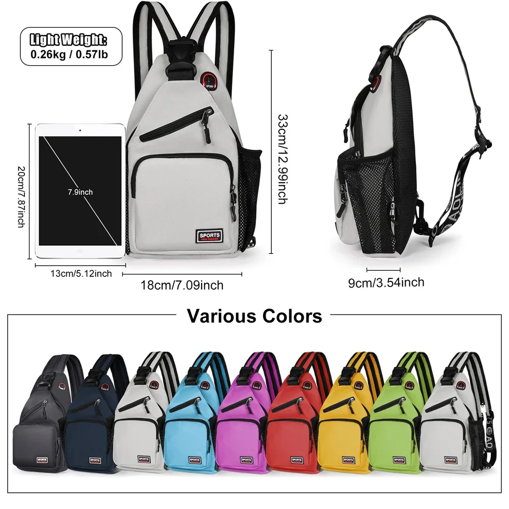 Multi-pocket Casual Chest Bag  - Women'S Bags Everyday บทวิจารณ์และราคา
