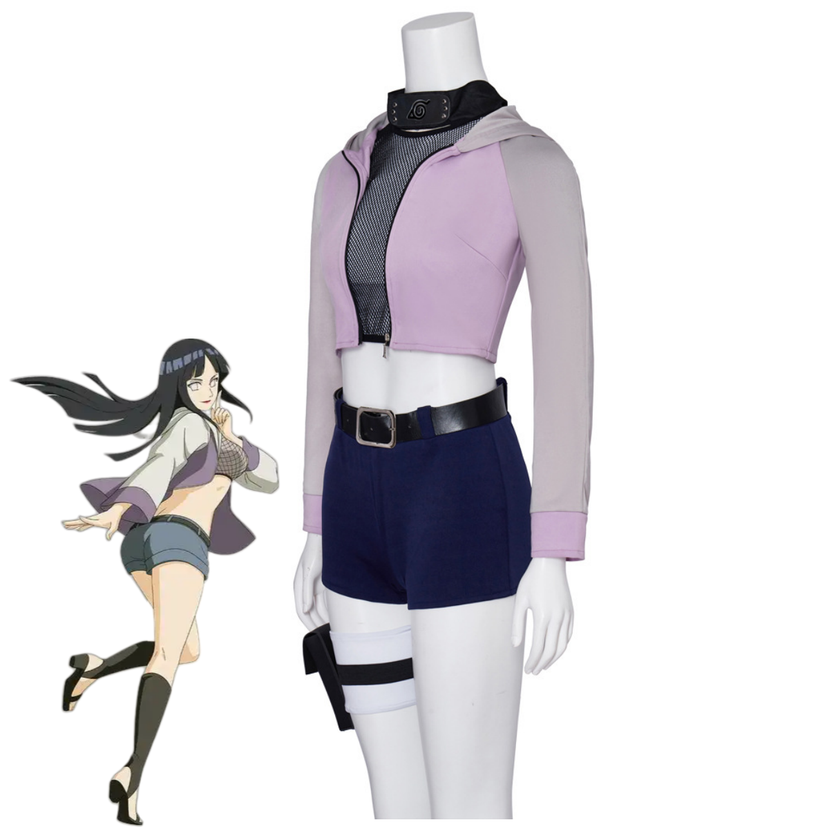Anime Hyuga Hinata Cosplay Cos - Women Bags Accessories บทวิจารณ์และราคา