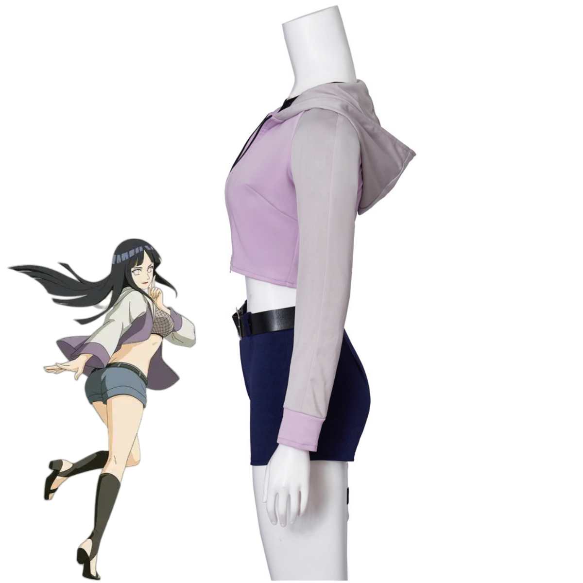 Anime Hyuga Hinata Cosplay Cos - Women Bags Accessories บทวิจารณ์และราคา