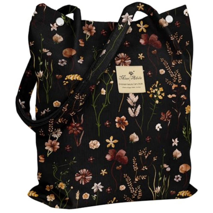Corduroy Tote Bag for Women -  - Women'S Work Bags Designer บทวิจารณ์และราคา