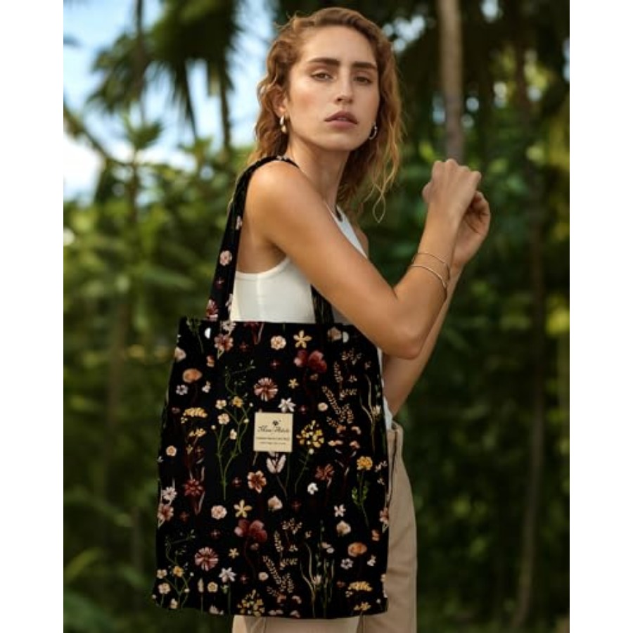 Corduroy Tote Bag for Women -  - Women'S Work Bags Designer บทวิจารณ์และราคา