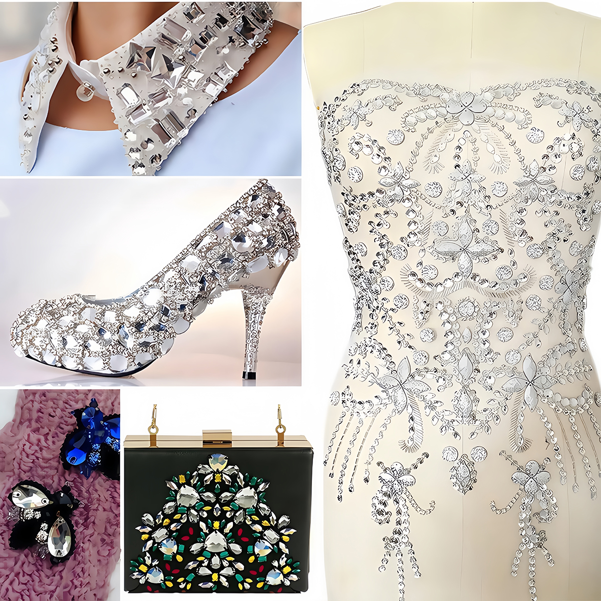 S Shape Sew On Rhinestone Crys - Women Bags Louis Vuitton บทวิจารณ์และราคา