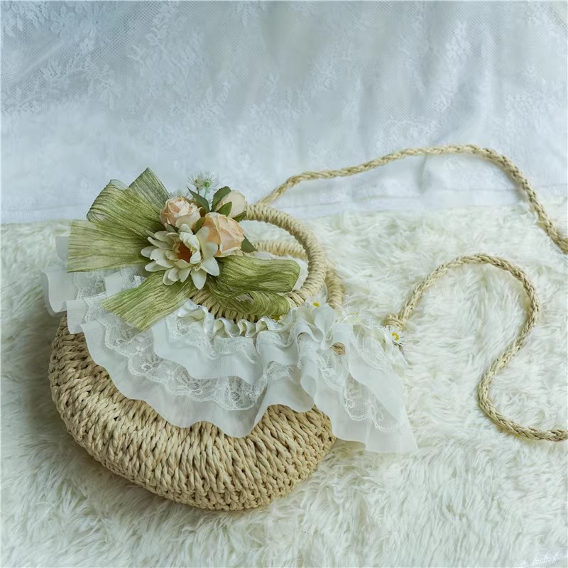 Country-style Lolita lace stra - Women Bags Accessories บทวิจารณ์และราคา