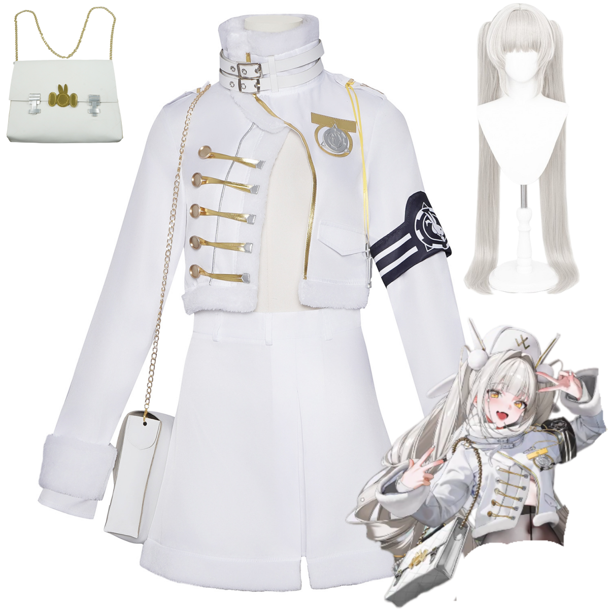 Anime Game Youk Blanc Cosplay  - Women Bags Accessories บทวิจารณ์และราคา