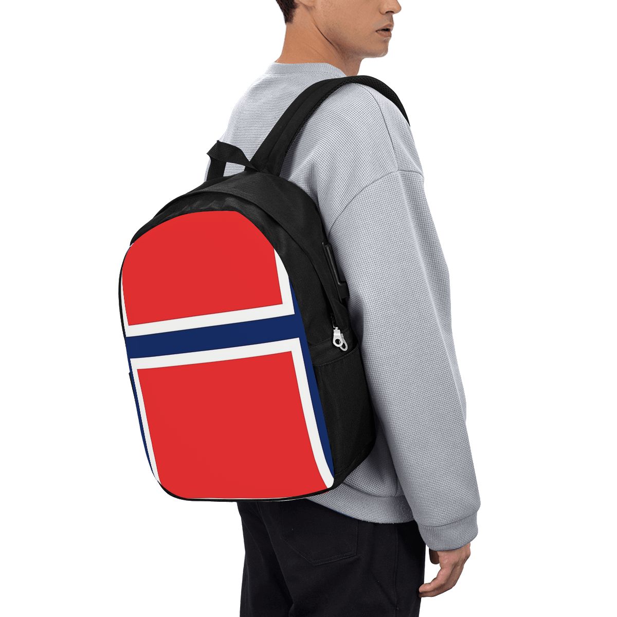 Norway Flag Backpack Travel No - Women Bags Laptop บทวิจารณ์และราคา