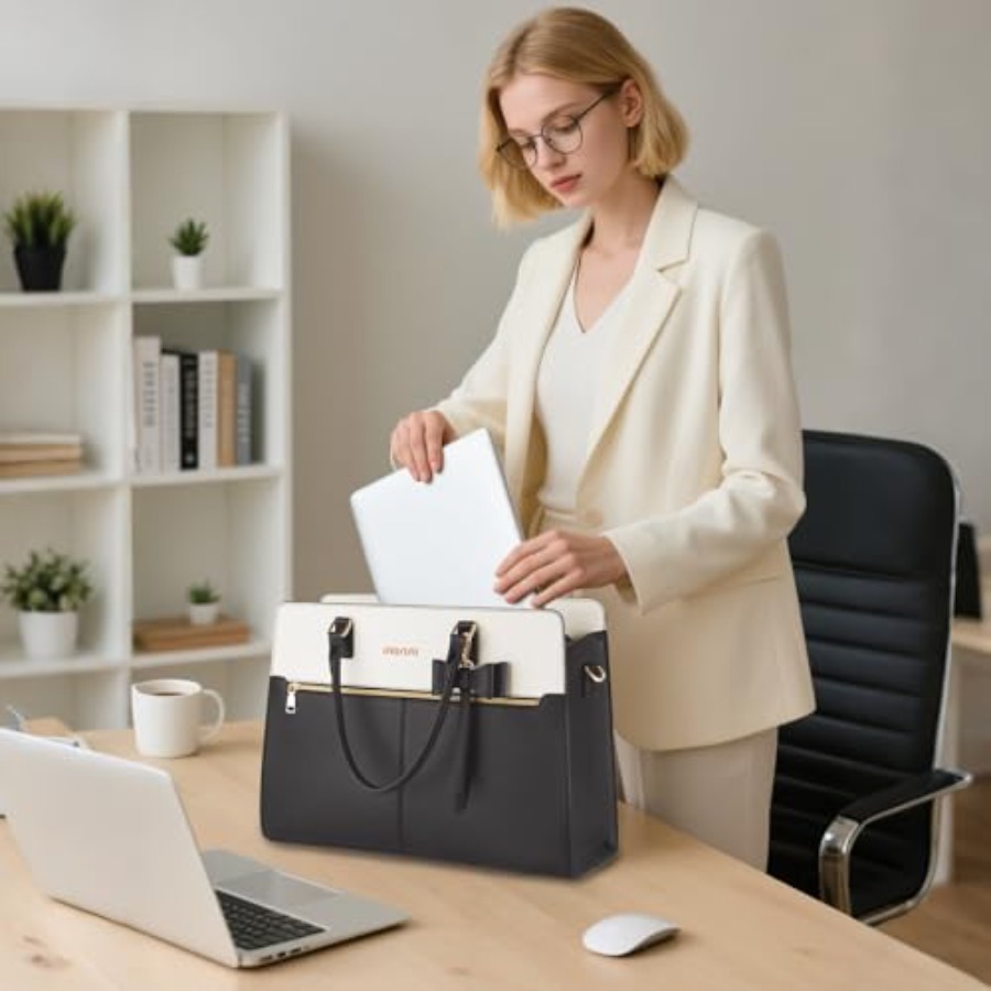 Laptop Tote Bag for Women, 15. - Women Bags Laptop บทวิจารณ์และราคา