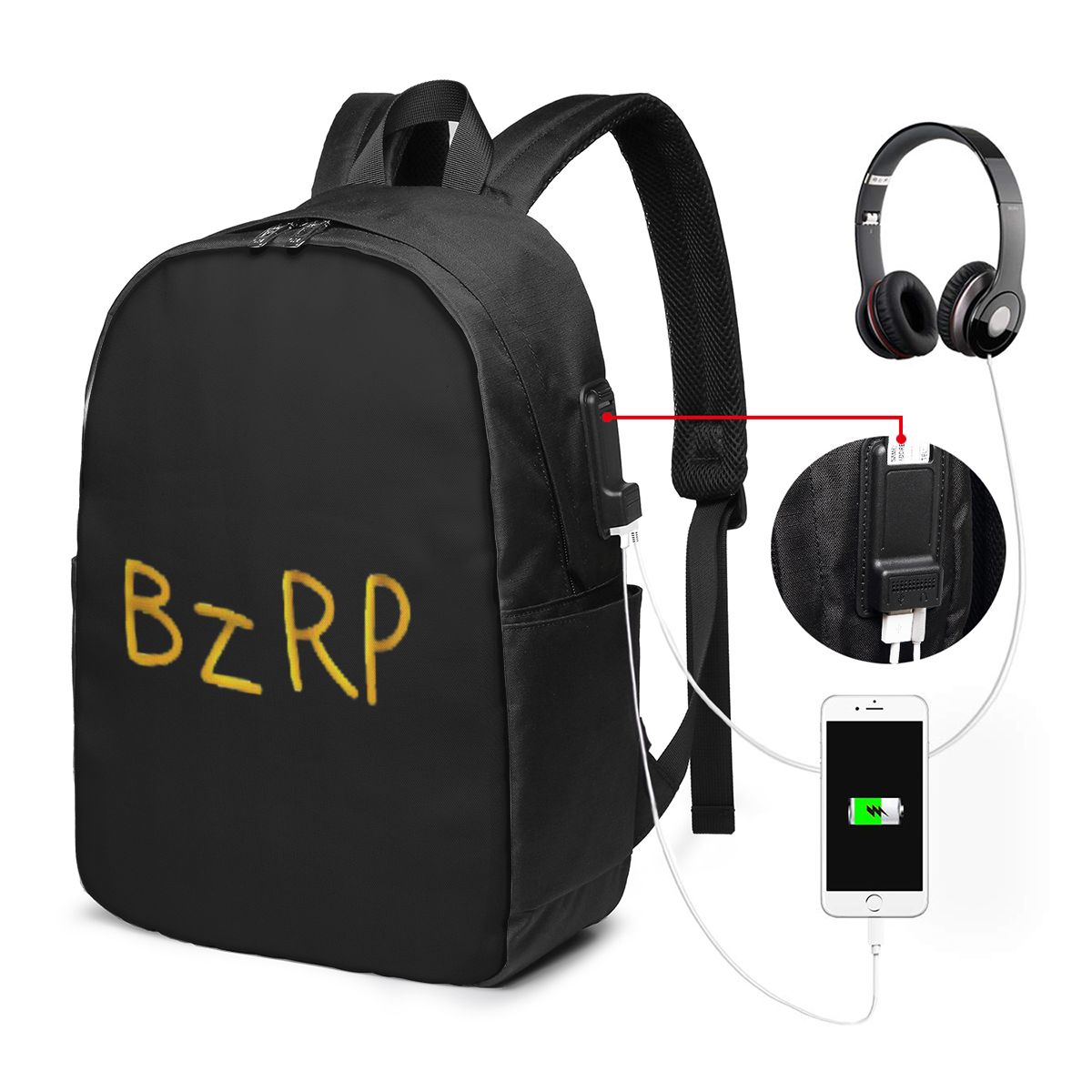 Bizarrap Cap (BZRP) Backpack T - Women Bags Laptop บทวิจารณ์และราคา