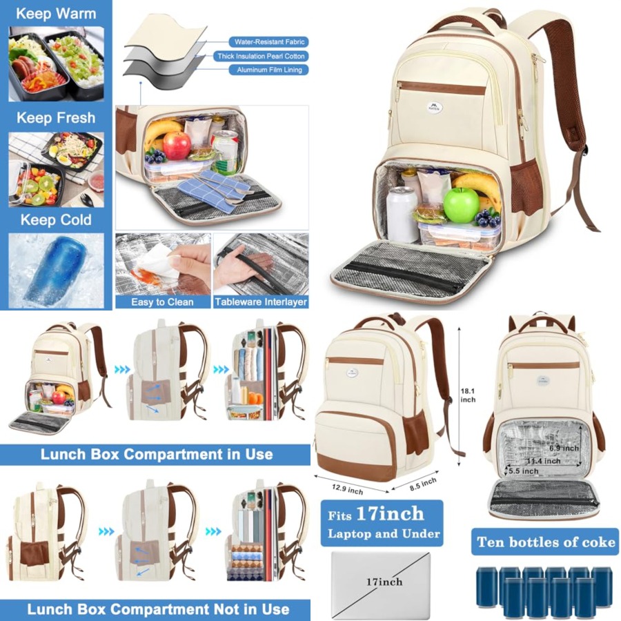 Backpack Lunch Bag for Women,  - Women Bags For Work บทวิจารณ์และราคา