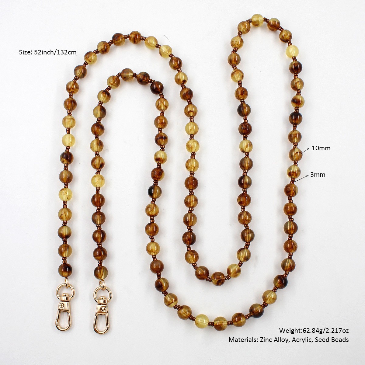 Women Glass Bead Bag Chain Lon - Women'S Bags Everyday บทวิจารณ์และราคา
