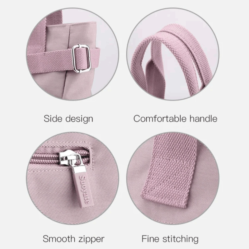 Japanese Style Canvas Shoulder - Women'S Bags Everyday บทวิจารณ์และราคา