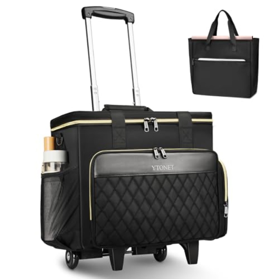 Rolling Teacher Bag, 15.6 Inch - Women Bags Laptop บทวิจารณ์และราคา