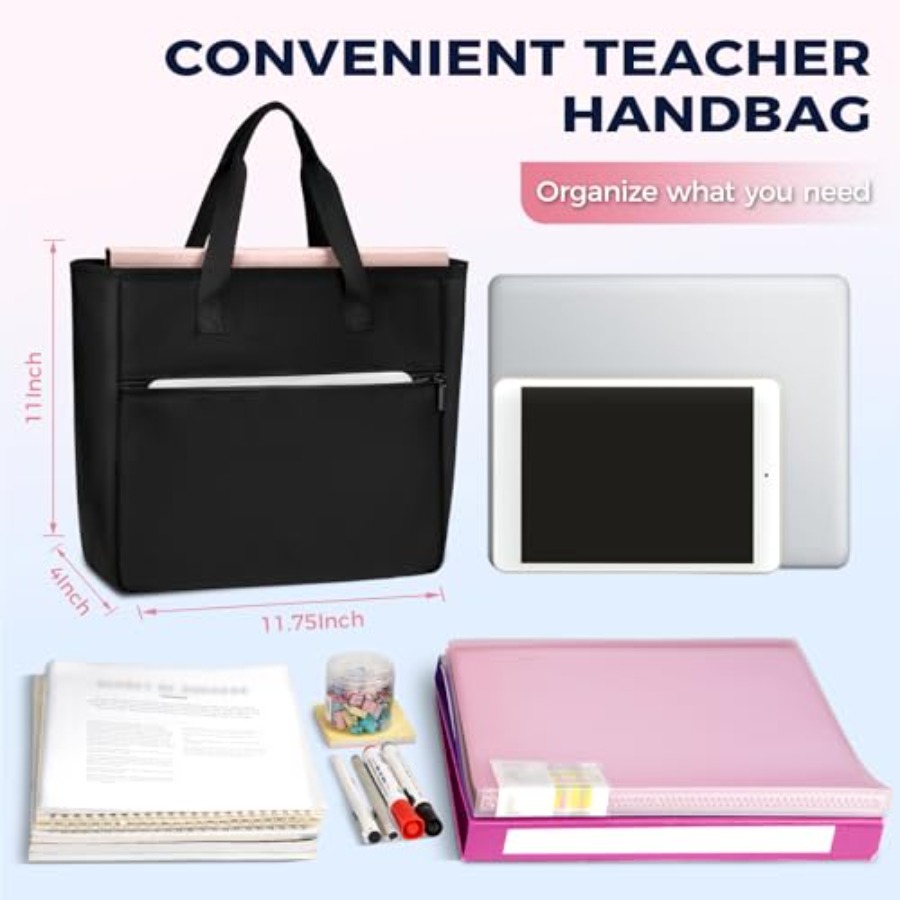 Rolling Teacher Bag, 15.6 Inch - Women Bags Laptop บทวิจารณ์และราคา