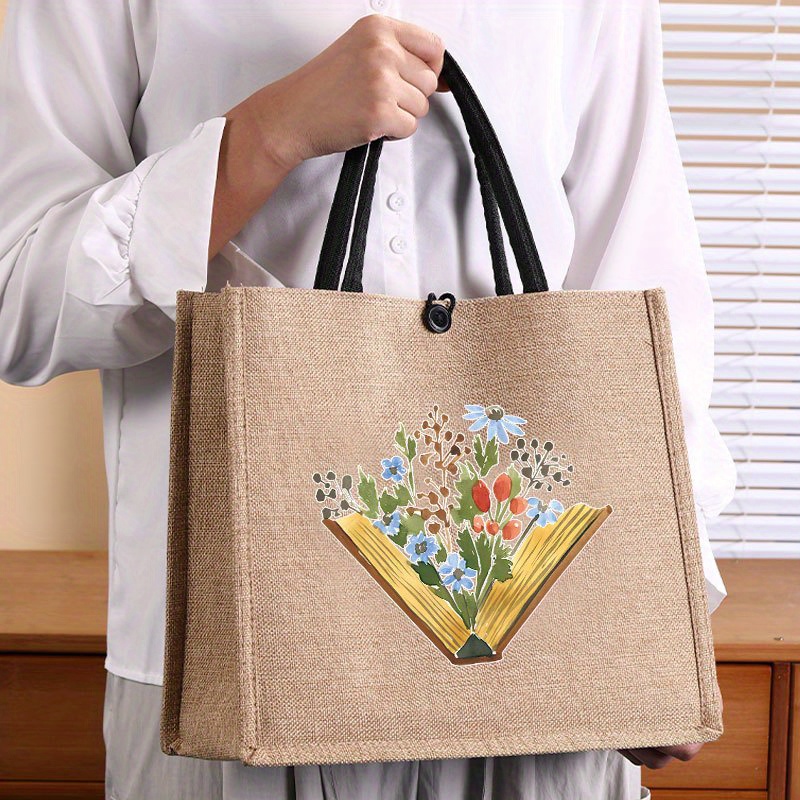 Fashion Linen Tote Bag Design  - Women'S Work Bags Designer บทวิจารณ์และราคา