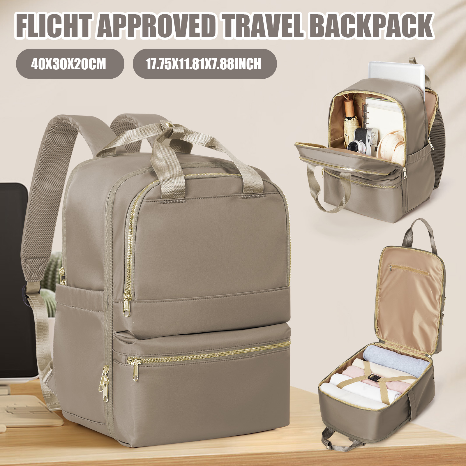 Ryanair 40x30x20 Travel Backpa - Women Bags Casual บทวิจารณ์และราคา