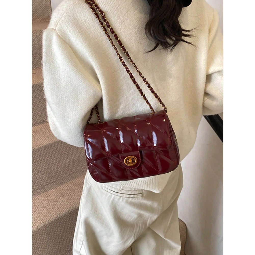 Classic Rhombus Pattern PU Wat - Women'S Work Bags Designer บทวิจารณ์และราคา