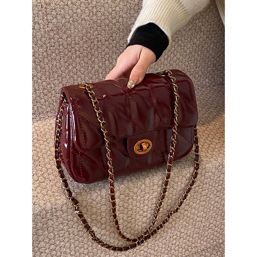 Classic Rhombus Pattern PU Wat - Women'S Work Bags Designer บทวิจารณ์และราคา