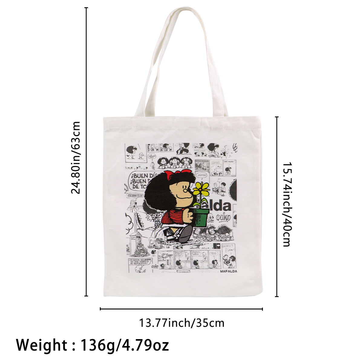 Fashion Canvas Tote Bag Women  - Women Bags For Office บทวิจารณ์และราคา