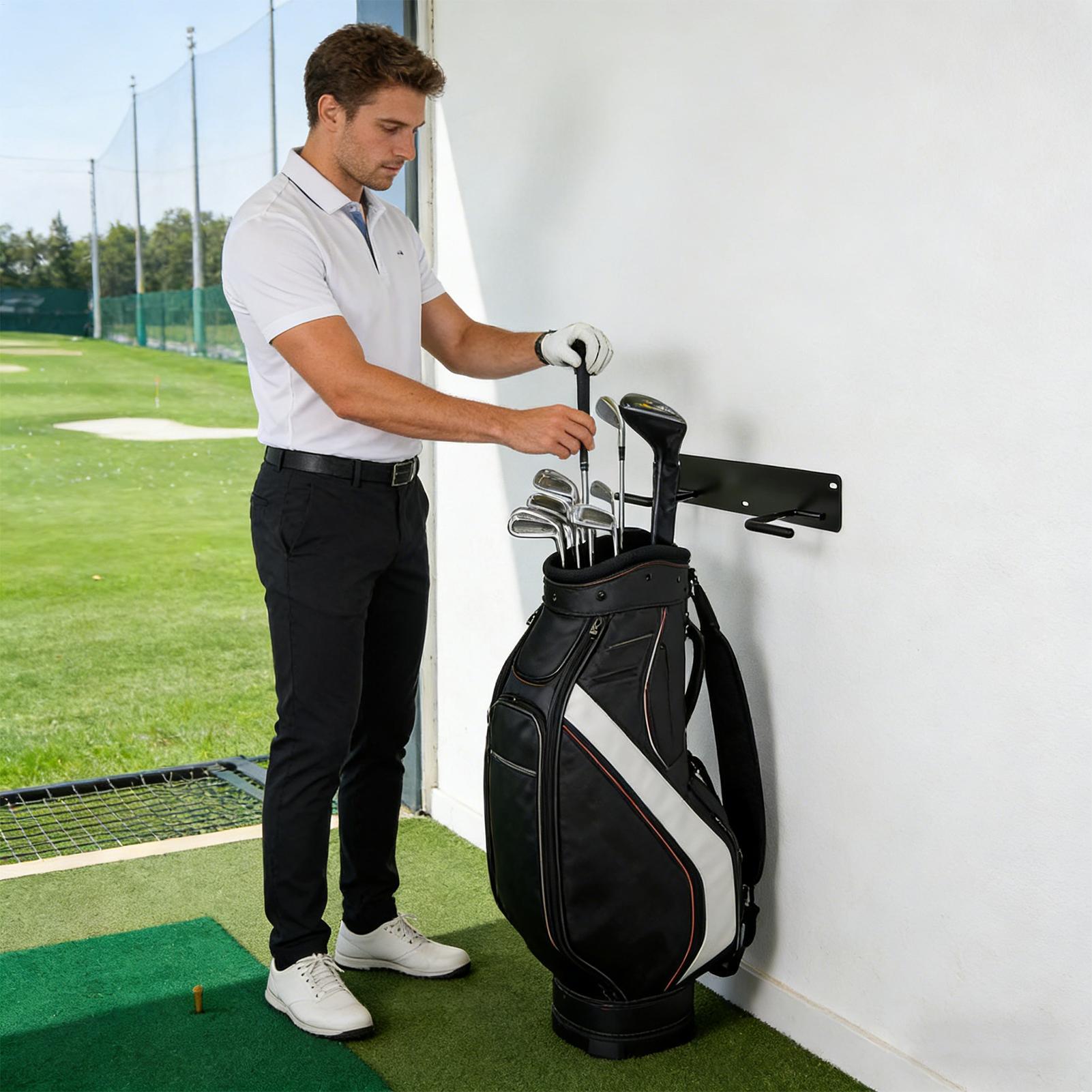 Golf Bag Rack For Garage Heavy - Women Bags Rack บทวิจารณ์และราคา