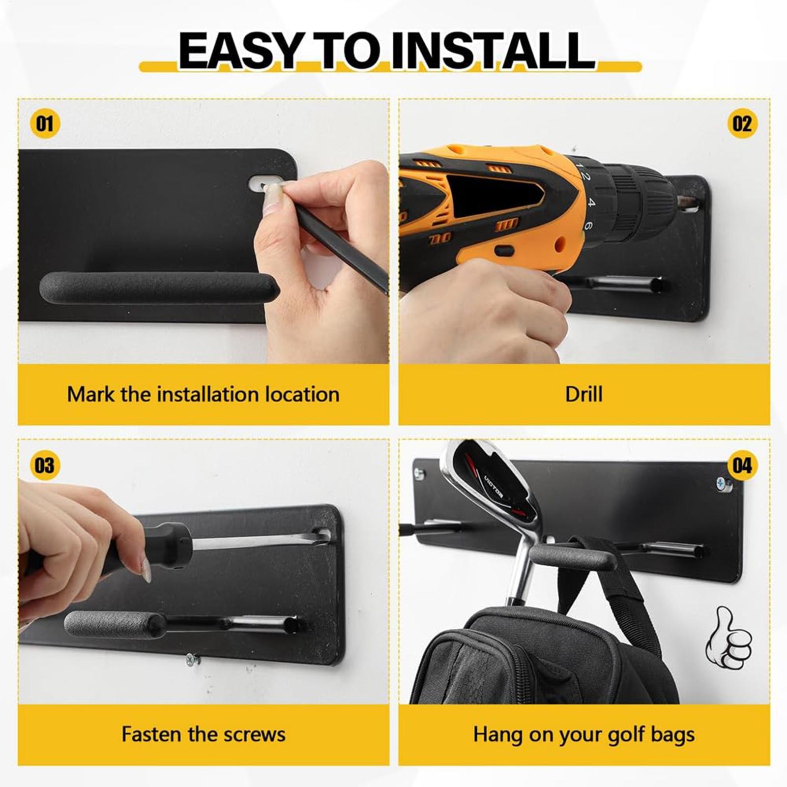 Golf Bag Rack For Garage Heavy - Women Bags Rack บทวิจารณ์และราคา