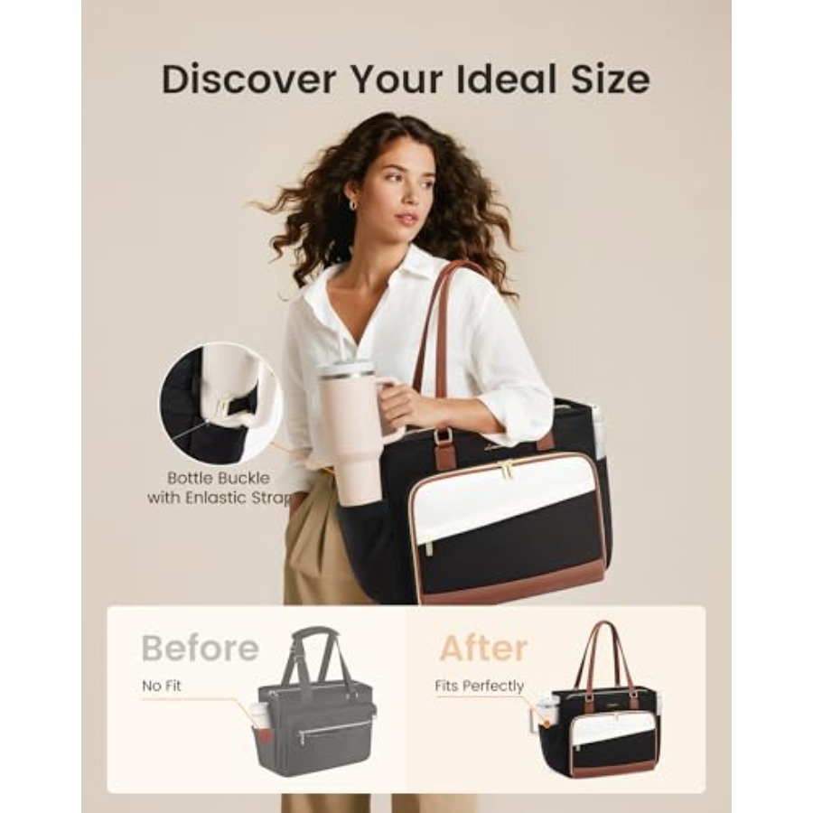 LOVEVOOK Teacher Tote Bag, Lap - Women Bags Laptop บทวิจารณ์และราคา