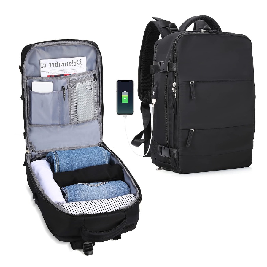 【New Arrival】Black Travel Back - Women Bags Laptop บทวิจารณ์และราคา