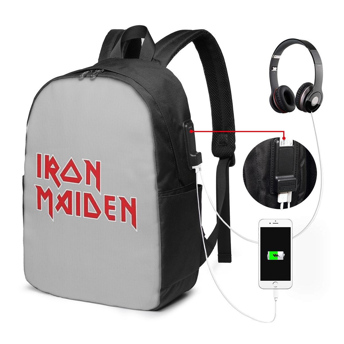 IronMaidens Backpack Travel No - Women Bags Laptop บทวิจารณ์และราคา