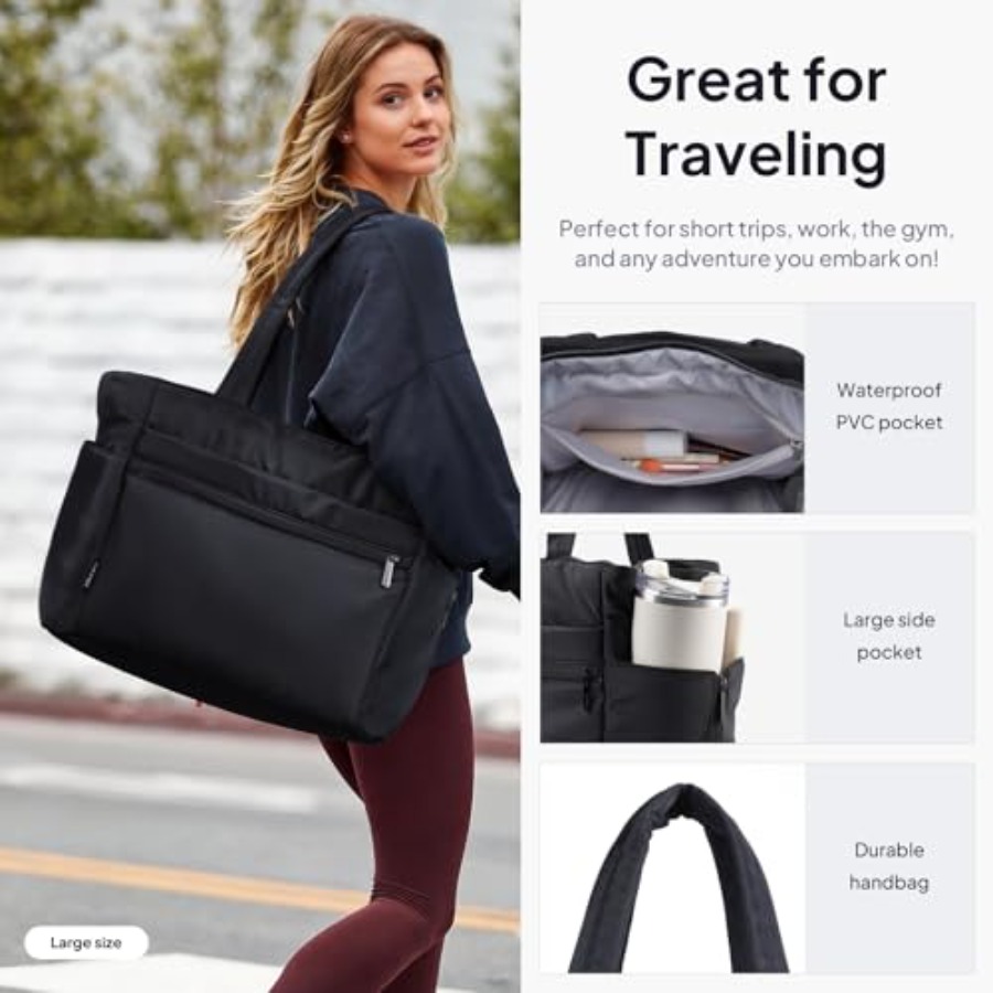 TOPEAST Tote Bag for Women Puf - Women Bags Laptop บทวิจารณ์และราคา