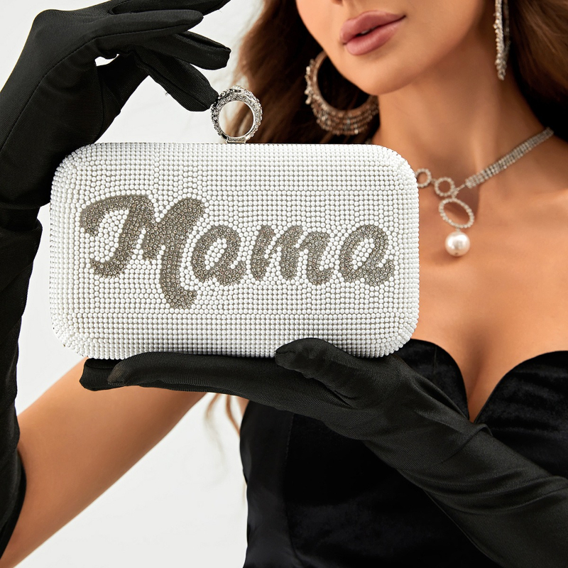 Classic White Wedding Hand Bag - Women'S Xoxo Bags บทวิจารณ์และราคา