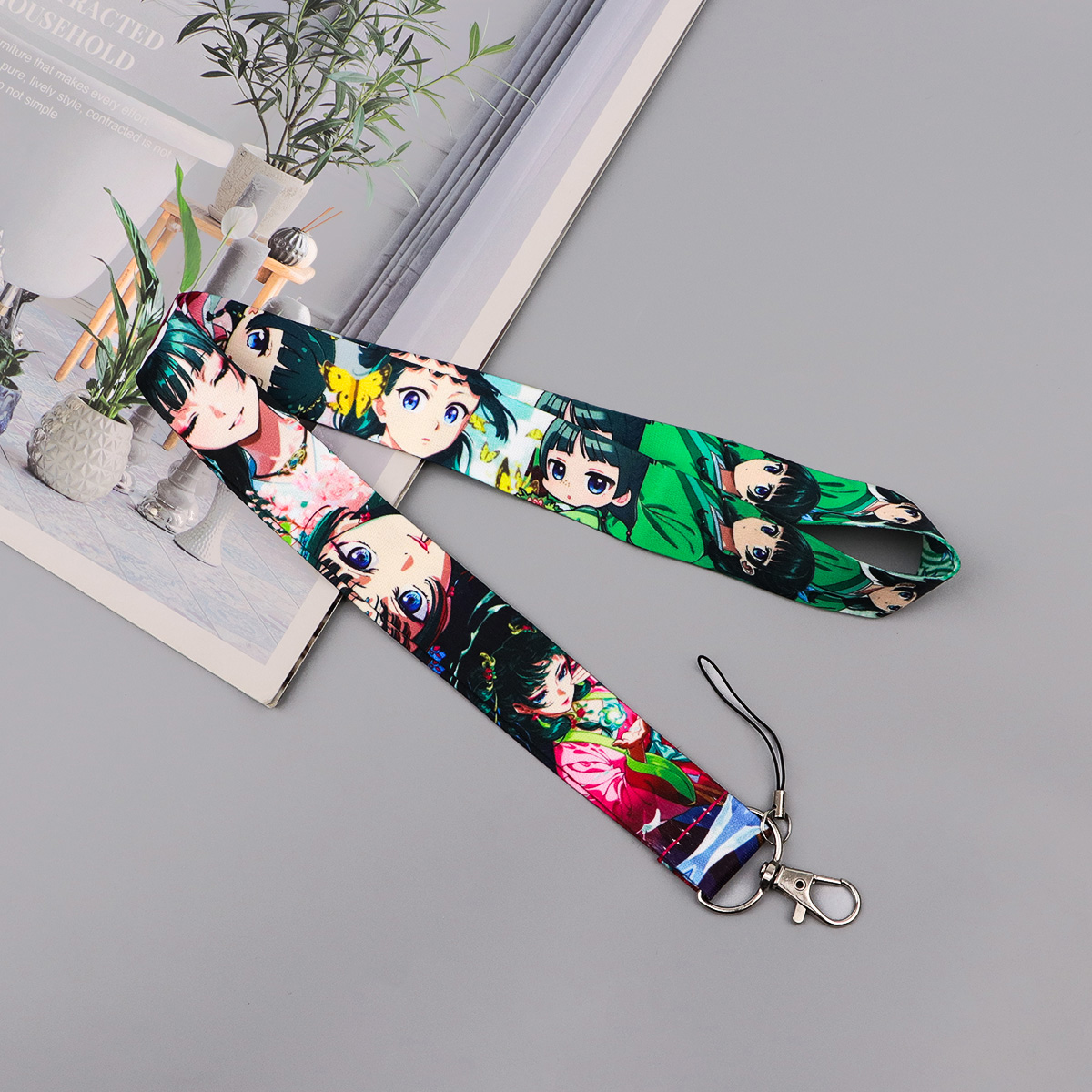 Cute Anime Girl Lanyard Neck S - Women Bags Rack บทวิจารณ์และราคา