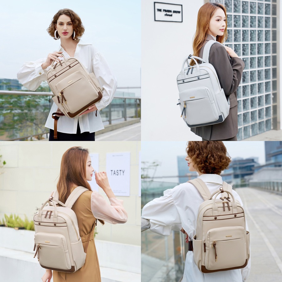 【New Arrival】Chic Beige & Brow - Women Bags Purses บทวิจารณ์และราคา